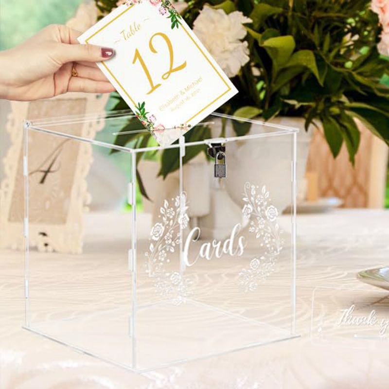 Wedding Card Box - 1 шт. акриловая коробка для свадебных