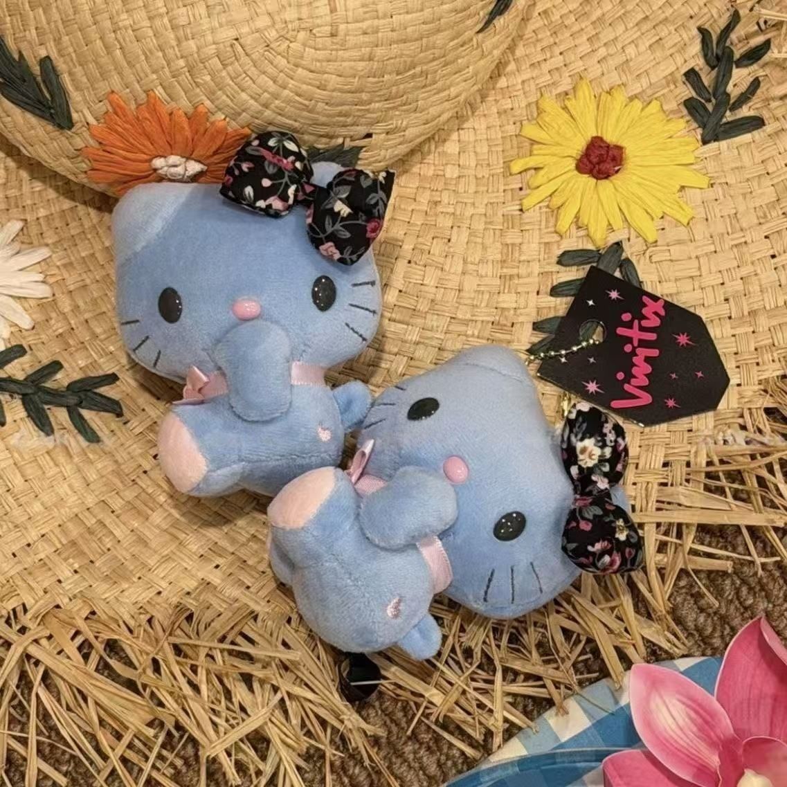 Good Floral & Wedding Decor Supply Photos - Синяя плюшевая игрушка Hello Kitty с
