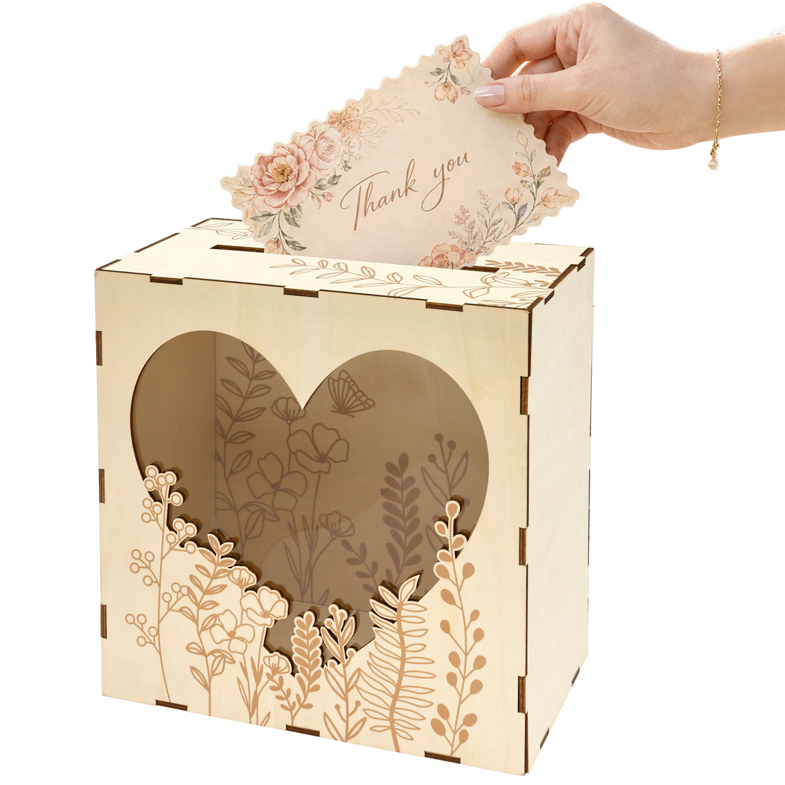 Деревянная коробка для свадебн – обзор и цена Wedding Card Box