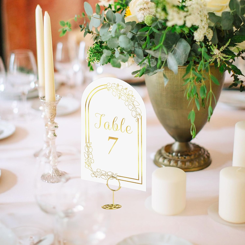 AT19 – Номера для свадебного с – обзор и цена Table Number Gold