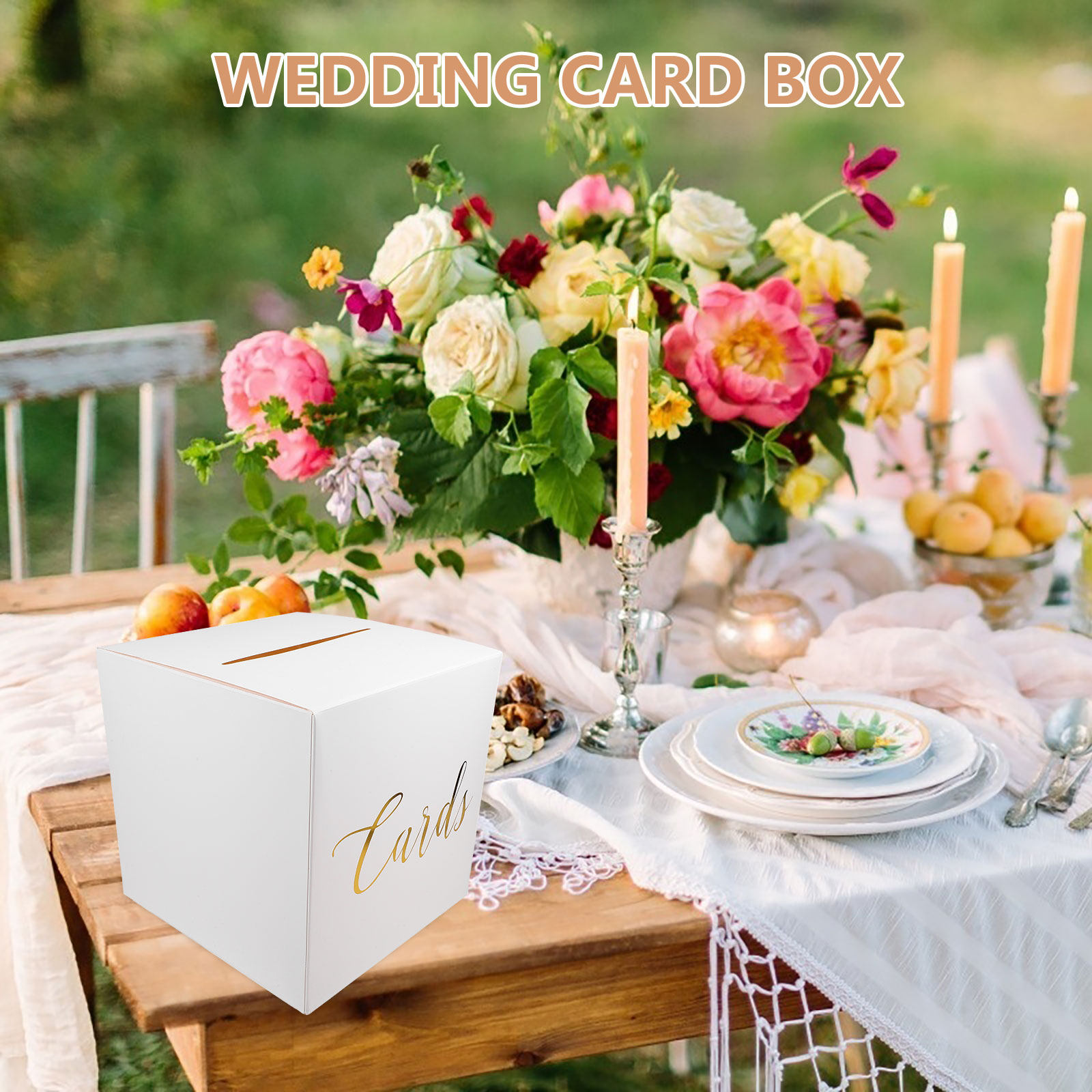 1 комплект: подарочная коробка – обзор и цена Wedding Card Box