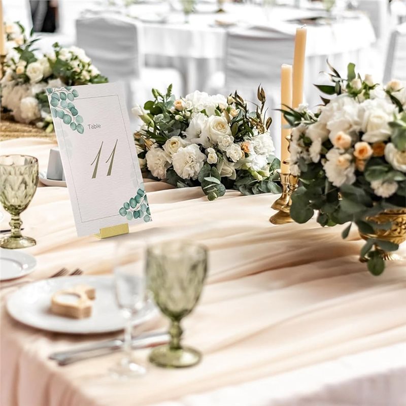 Золотые подставки для номеров  – обзор и цена Table Number Gold