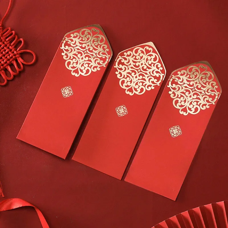 10 шт. китайские красные конве – обзор и цена Wedding Envelopes