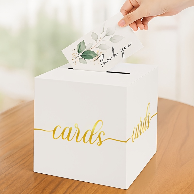 4 шт. белая свадебная открытка – обзор и цена Wedding Card Box